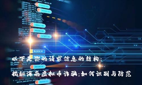 以下是你的请求信息的结构：

揭秘海南虚拟币诈骗：如何识别与防范