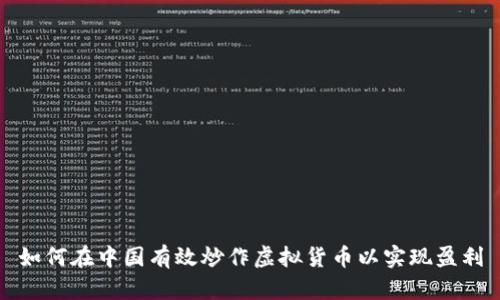 如何在中国有效炒作虚拟货币以实现盈利