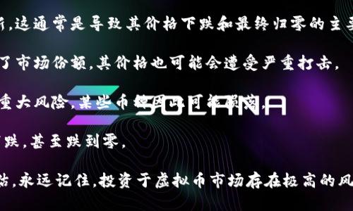 尽管加密货币市场波动极大，但许多虚拟币或代币在交易中可能会跌到几乎零的价值。例如，一些项目因为缺乏支持、开发者跑路或市场需求极低而最终归于失败。以下是一些可能会跌至0的情况：

1. **缺乏实际应用**: 如果某个虚拟币没有实际的应用场景和用户基础，最终可能会失败，导致其价格跌至0。
  
2. **团队缺失或不活跃**: 一些虚拟币的开发团队没有持续的支持和更新，这通常是导致其价格下跌和最终归零的主要原因。

3. **市场的竞争**: 如果更多有竞争力的项目崛起，导致某些虚拟币失去了市场份额，其价格也可能会遭受严重打击。

4. **监管风险**: 在一些国家，虚拟币可能会由于法律法规的变化而面临重大风险，某些币种因此可能陨落。

5. **社群信任危机**: 如果社区信任下降，投资者纷纷抛售，价格会急剧下跌，甚至跌到零。

各位投资者在进入虚拟币市场时务必保持警惕，进行充分的研究和风险评估。永远记住，投资于虚拟币市场存在极高的风险，切勿投入超过你所能承受的损失。